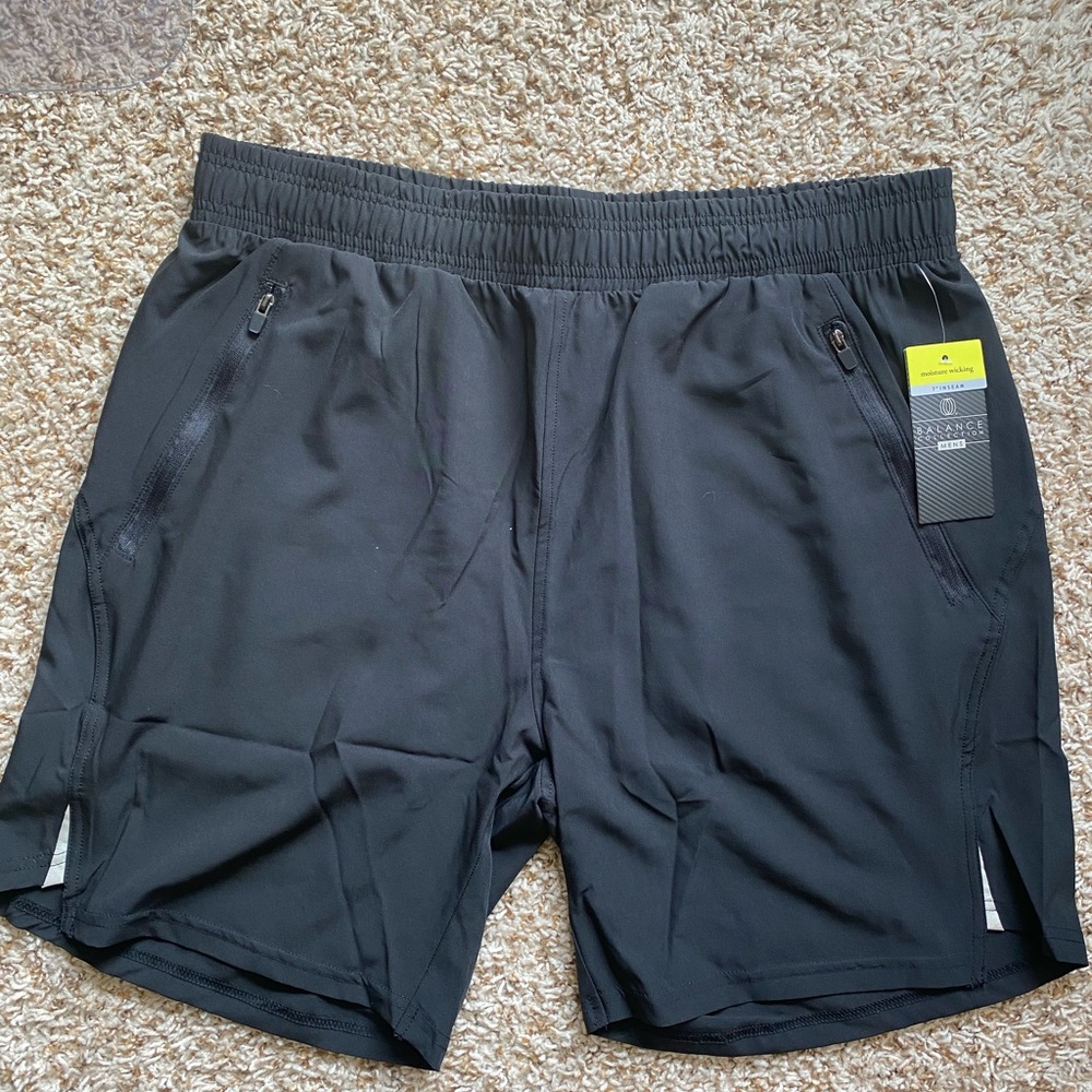 Mens Black shorts - Balance Collection- Size L